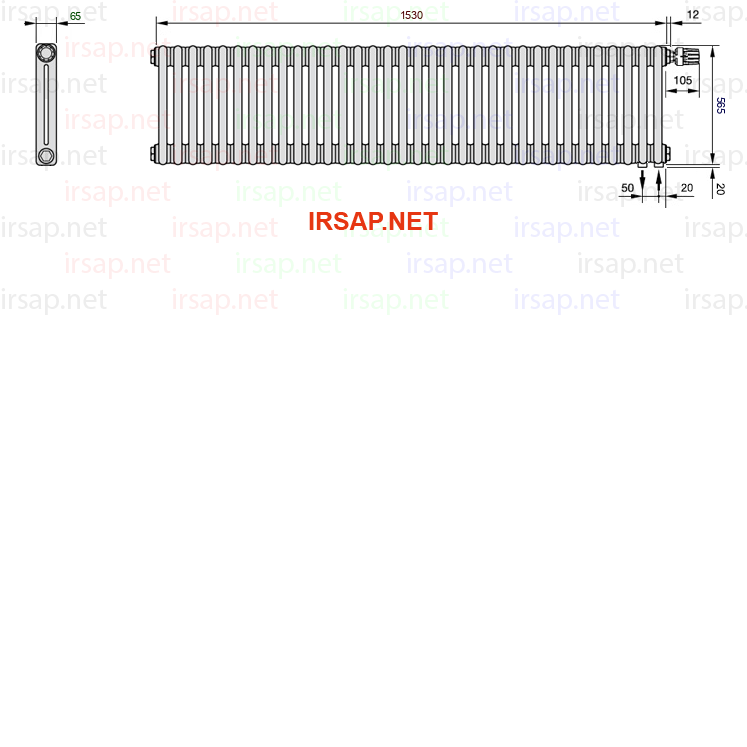 Радиатор IRSAP Tesi 20565/34 T25 CL 01